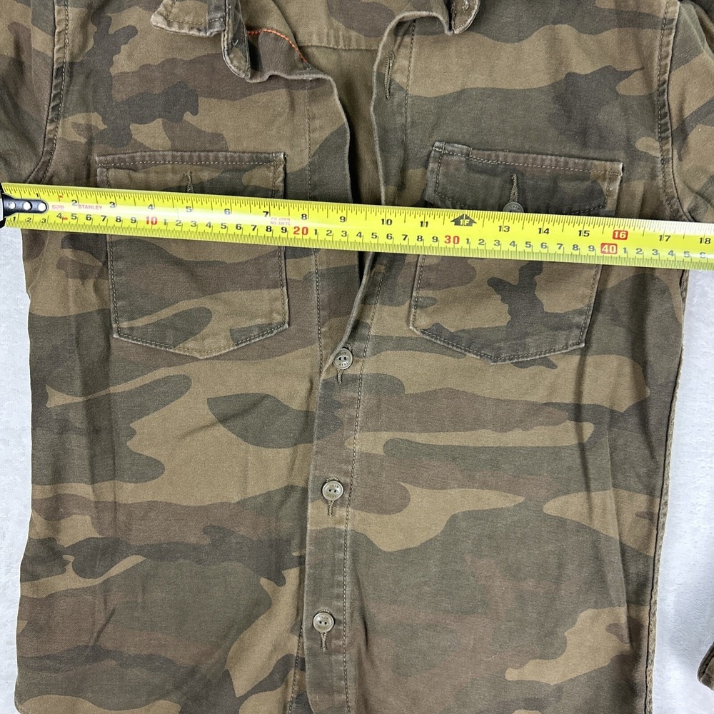 TNA Aritzia Jacket Top Size Small Camo Camoflauge Military Casual Button Front - Picture 4 of 7